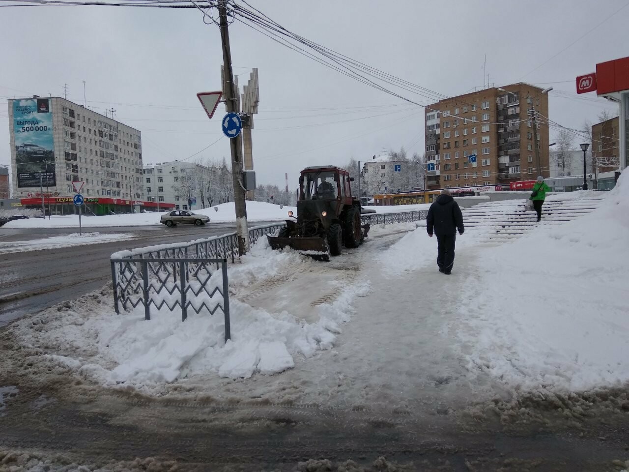 Снегопад в Сыктывкаре, МКП Дорожное хозяйство